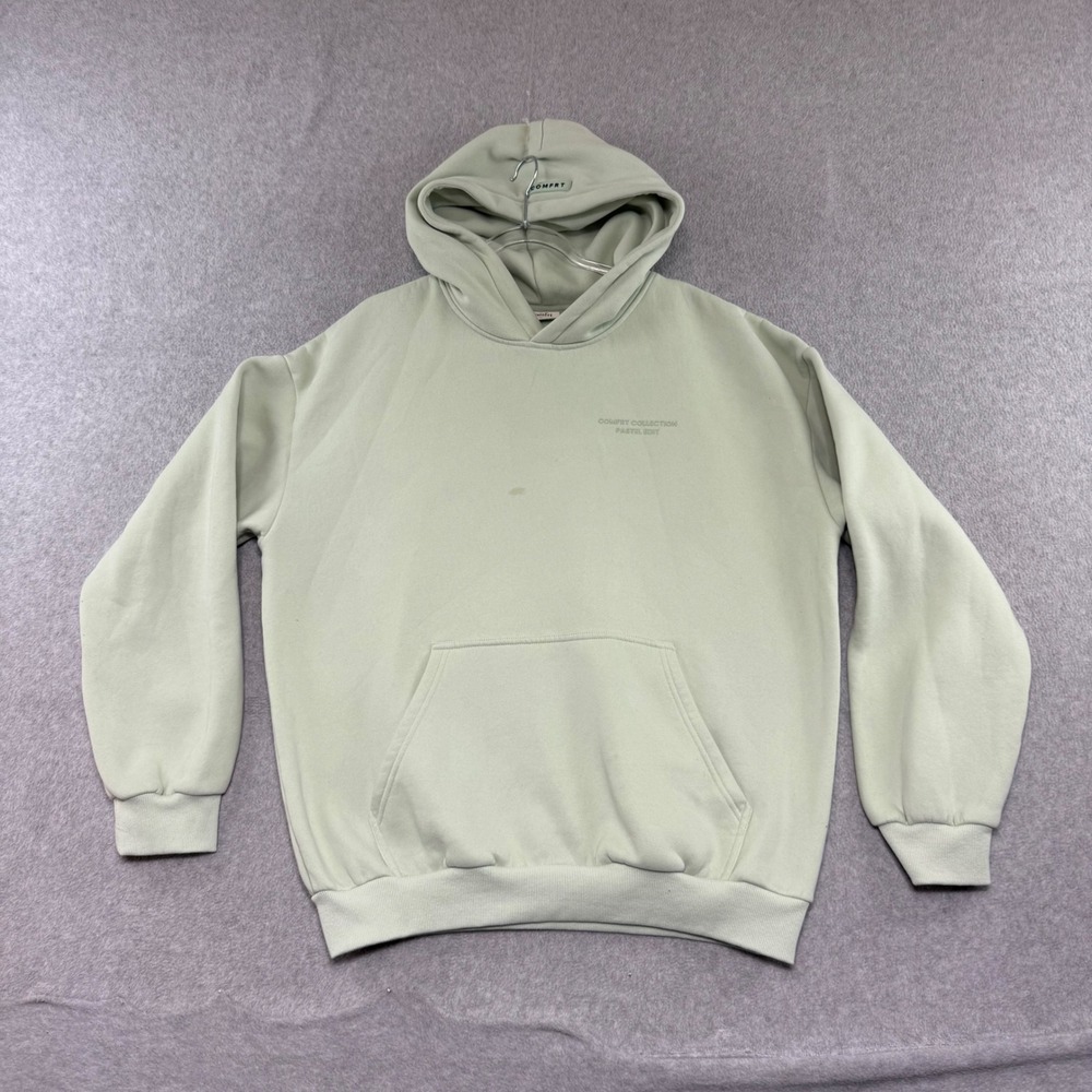 Comfrt Hoodie Mens XL Pastel Sage Green Comfrt Collection Pastel Edit Pullover